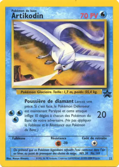 Image de la carte Pokemon Artikodin 22/53