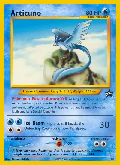 Image de la carte Pokemon Artikodin 48/53