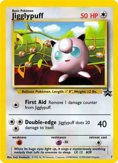 Carte Pokémon Jigglypuff 7/53 — Wizards Black Star Promos