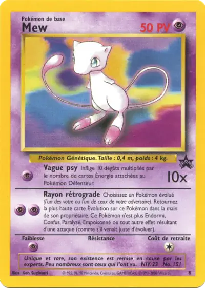 Image de la carte Pokemon Mew 8/53