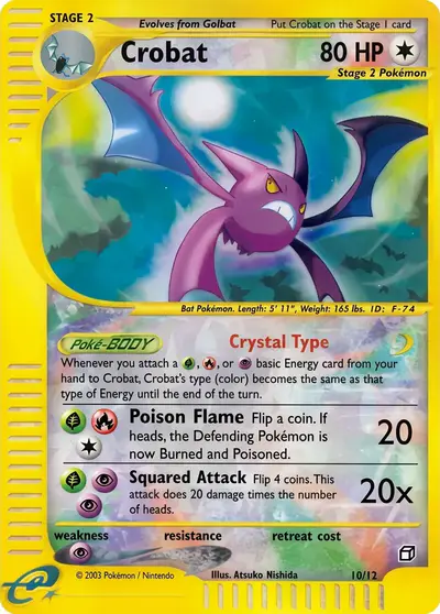 Image de la carte Pokemon Crobat 10/12