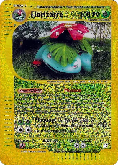Image de la carte Pokemon Florizarre 4/12