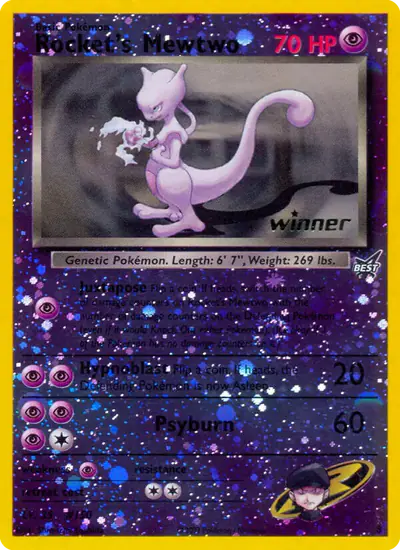 Image de la carte Pokemon Rocket's Mewtwo 8/9