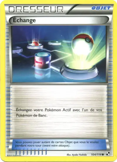 Image de la carte Pokemon Échange 104/114