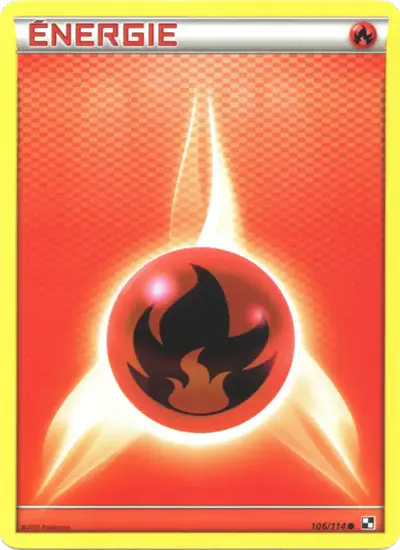 Image de la carte Pokemon Énergie Feu 106/114