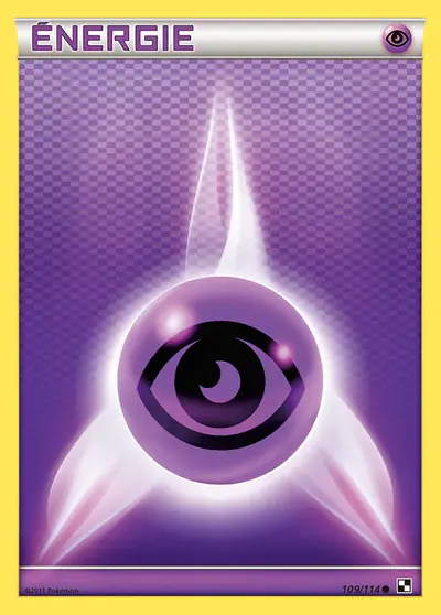Carte Pokémon Énergie {P} de base 109/114 — Noir & Blanc