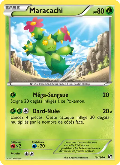 Image de la carte Pokemon Maracachi 11/114