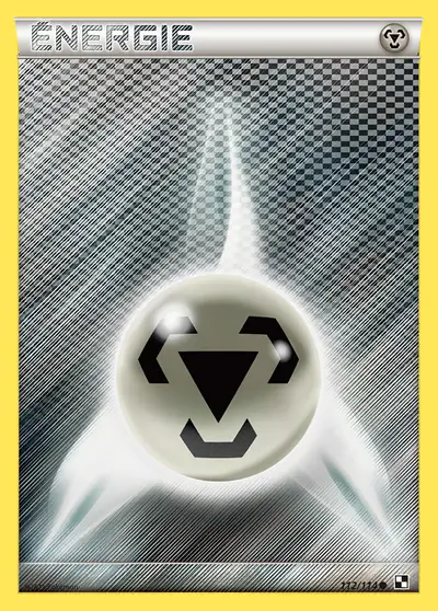 Carte Pokémon Énergie {M} de base 112/114 — Noir & Blanc