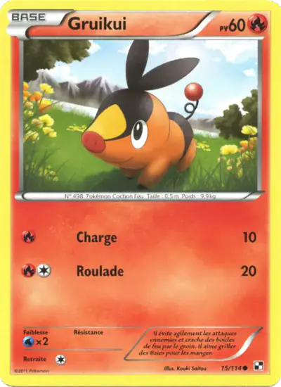 Image de la carte Pokemon Gruikui 15/114