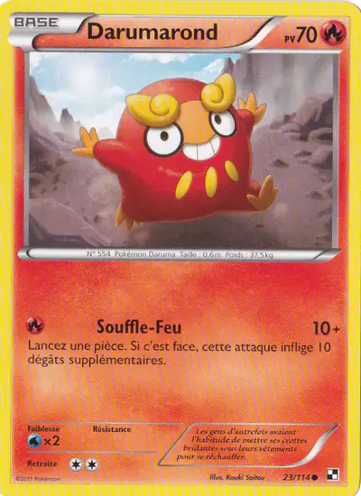 Image de la carte Pokemon Darumarond 23/114