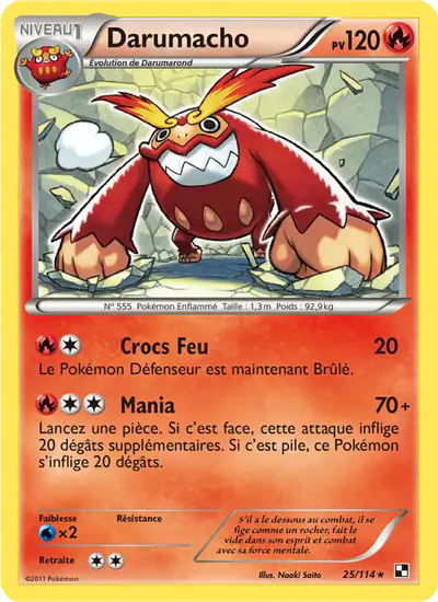 Image de la carte Pokemon Darumacho 25/114