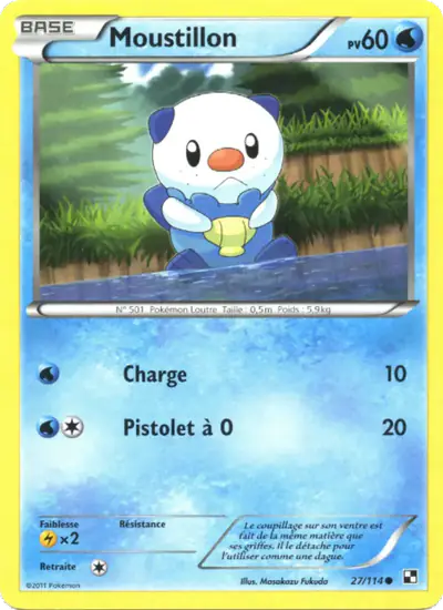 Image de la carte Pokemon Moustillon 27/114