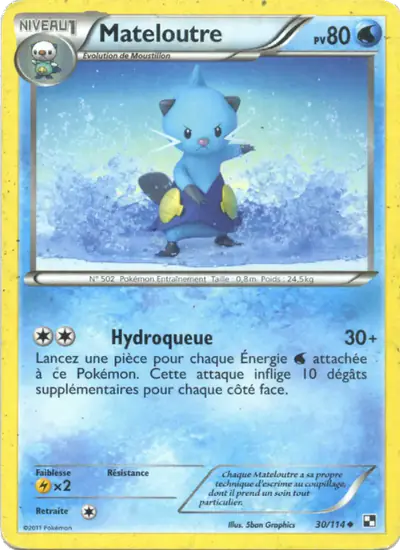Image de la carte Pokemon Mateloutre 30/114