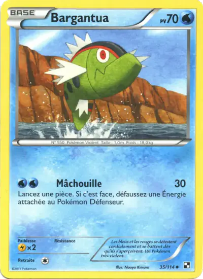 Image de la carte Pokemon Bargantua 35/114