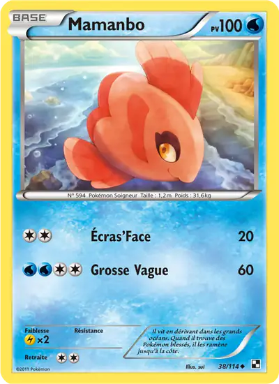 Image de la carte Pokemon Mamanbo 38/114