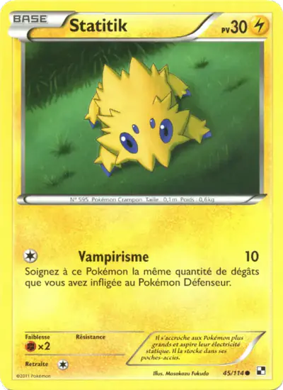 Image de la carte Pokemon Statitik 45/114