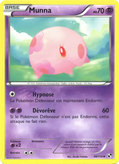 Image de la carte Pokemon Munna 48/114