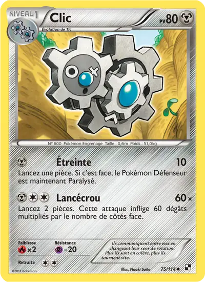 Image de la carte Pokemon Clic 75/114