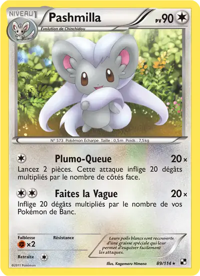 Image de la carte Pokemon Pashmilla 89/114