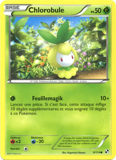 Image de la carte Pokemon Chlorobule 9/114