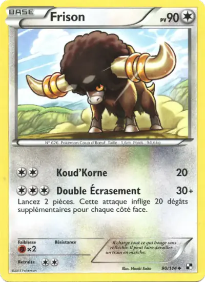 Image de la carte Pokemon Frison 90/114