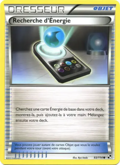 Image de la carte Pokemon Recherche d'Énergie 93/114