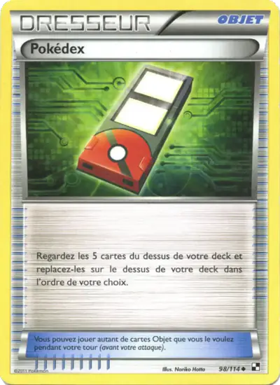 Image de la carte Pokemon Pokédex 98/114