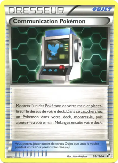 Image de la carte Pokemon Communication Pokémon 99/114