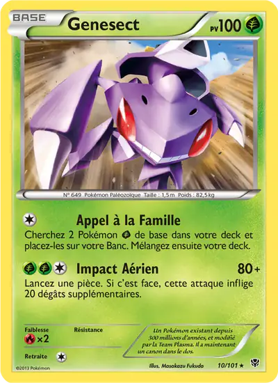 Image de la carte Pokemon Genesect 10/101