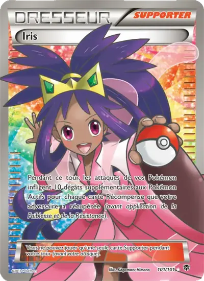 Image de la carte Pokemon Iris 101/101
