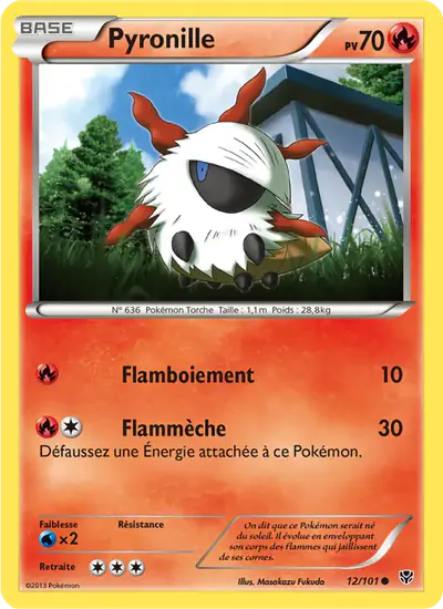 Image de la carte Pokemon Pyronille 12/101