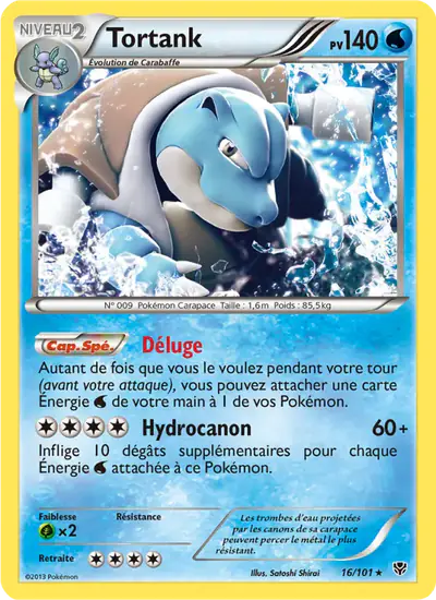 Image de la carte Pokemon Tortank 16/101