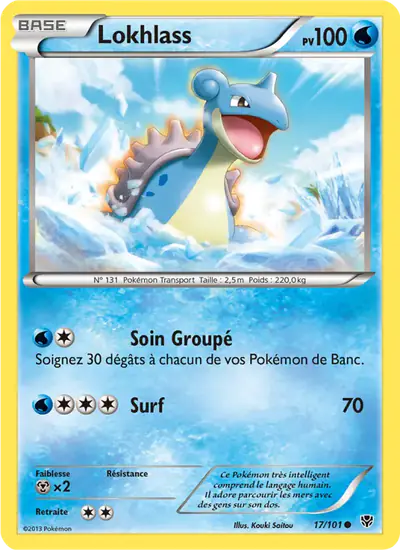 Image de la carte Pokemon Lokhlass 17/101