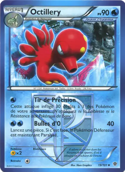 Image de la carte Pokemon Octillery 19/101