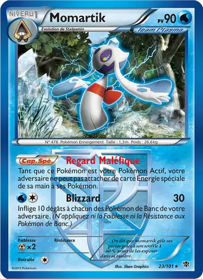 Image de la carte Pokemon Momartik 23/101