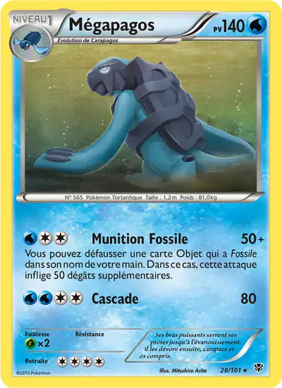 Image de la carte Pokemon Mégapagos 28/101