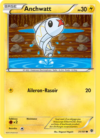 Image de la carte Pokemon Anchwatt 31/101