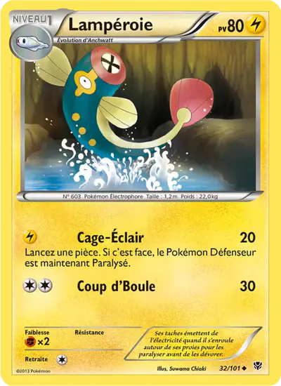 Image de la carte Pokemon Lampéroie 32/101