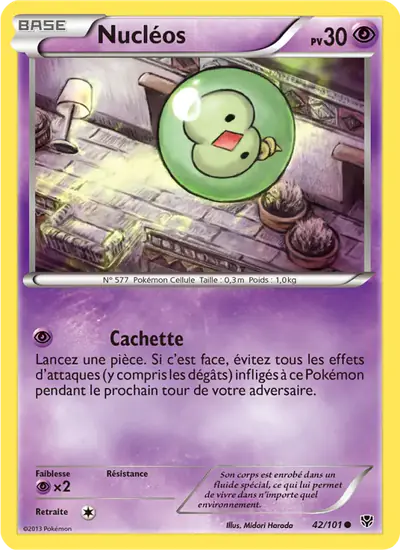 Image de la carte Pokemon Nucléos 42/101