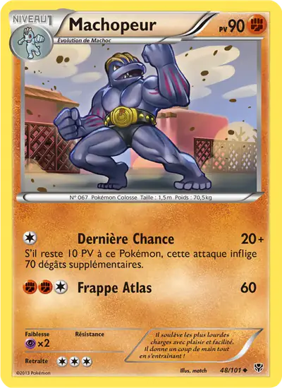 Image de la carte Pokemon Machopeur 48/101