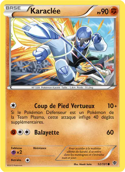 Image de la carte Pokemon Karaclée 52/101
