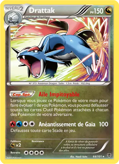 Image de la carte Pokemon Drattak 64/101