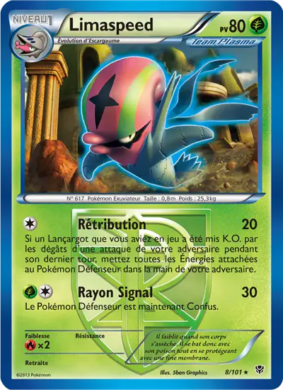 Image de la carte Pokemon Limaspeed 8/101