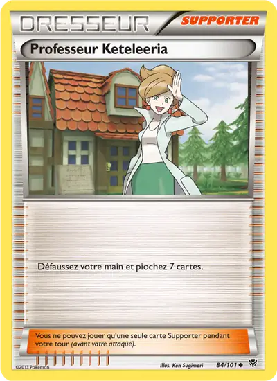 Image de la carte Pokemon Professeur Keteleeria 84/101