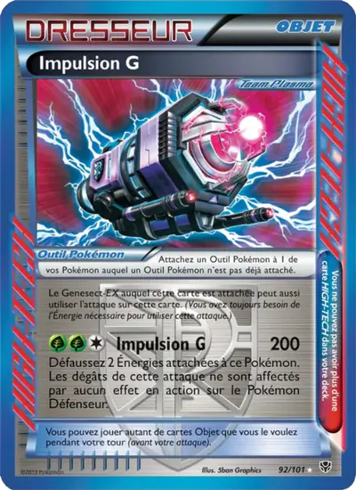 Image de la carte Pokemon Impulsion G 92/101