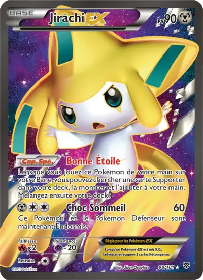 Image de la carte Pokemon Jirachi EX 98/101