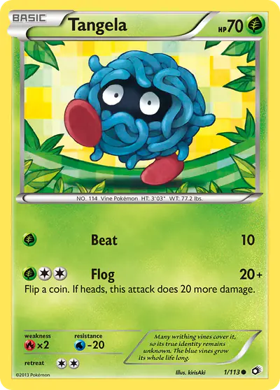 Image de la carte Pokemon Tangela 1/113