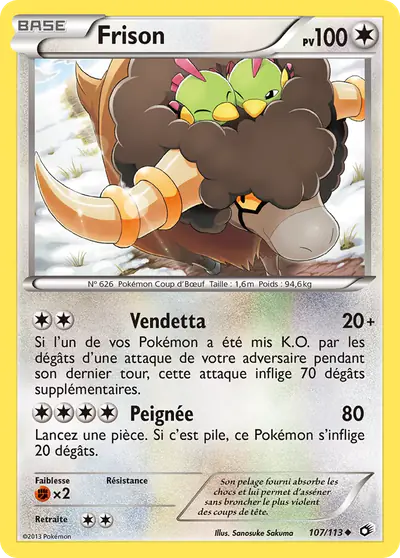 Image de la carte Pokemon Frison 107/113
