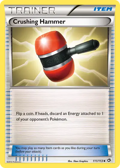 Image de la carte Pokemon Crushing Hammer 111/113