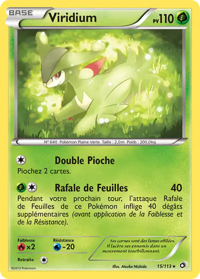 Image de la carte Pokemon Viridium 15/113